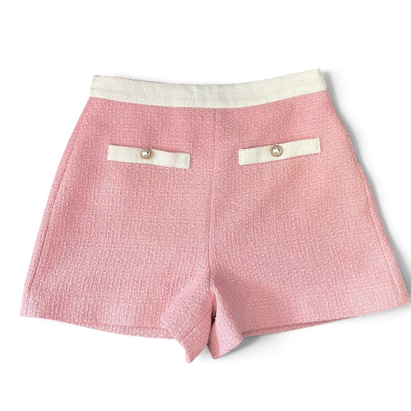 DOTTI X BARBIE PINK TWEED SHORTS | 10