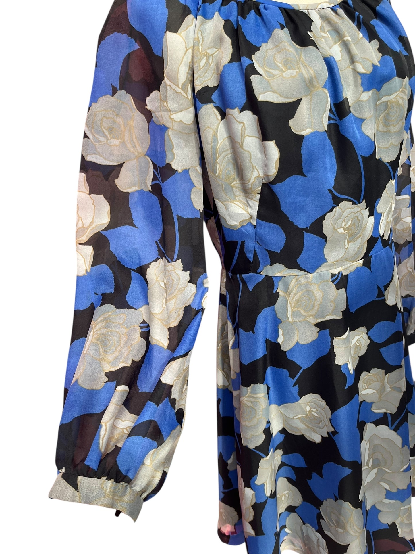 VENCA BLUE ROSE DRESS | 12