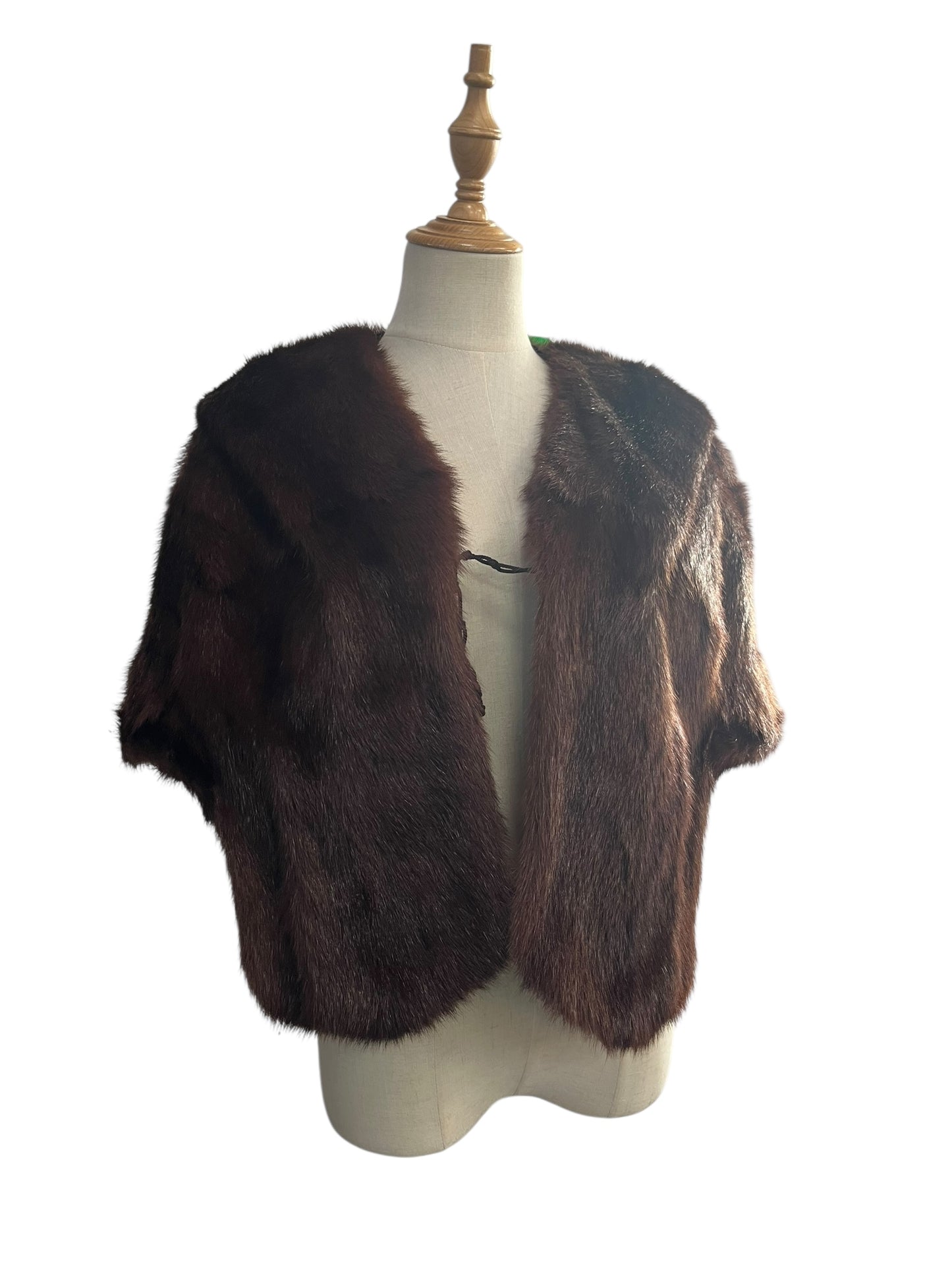 RICH BROWN FUR STOLE