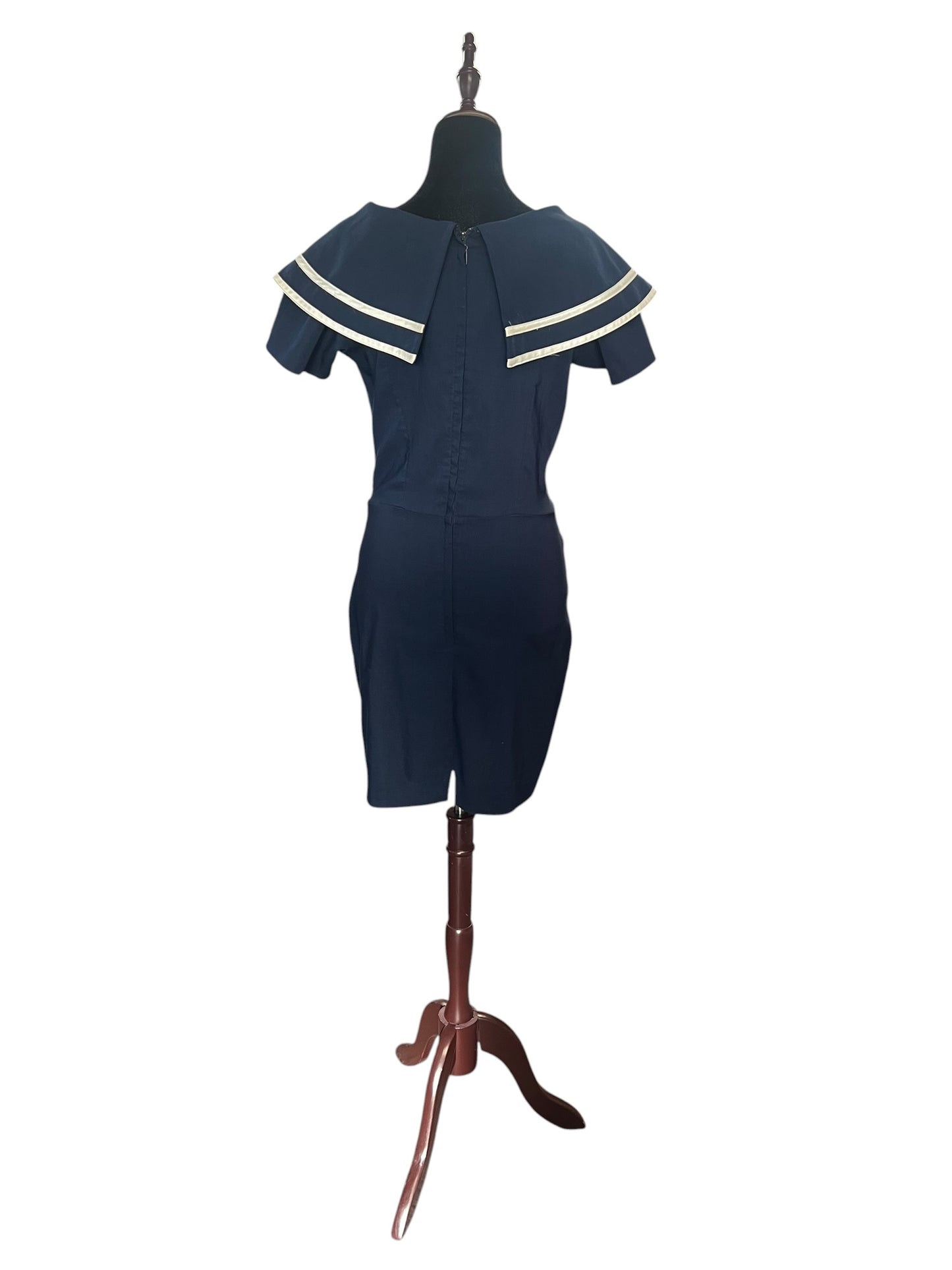 BETTIE PAGE NAUTICAL DRESS | L