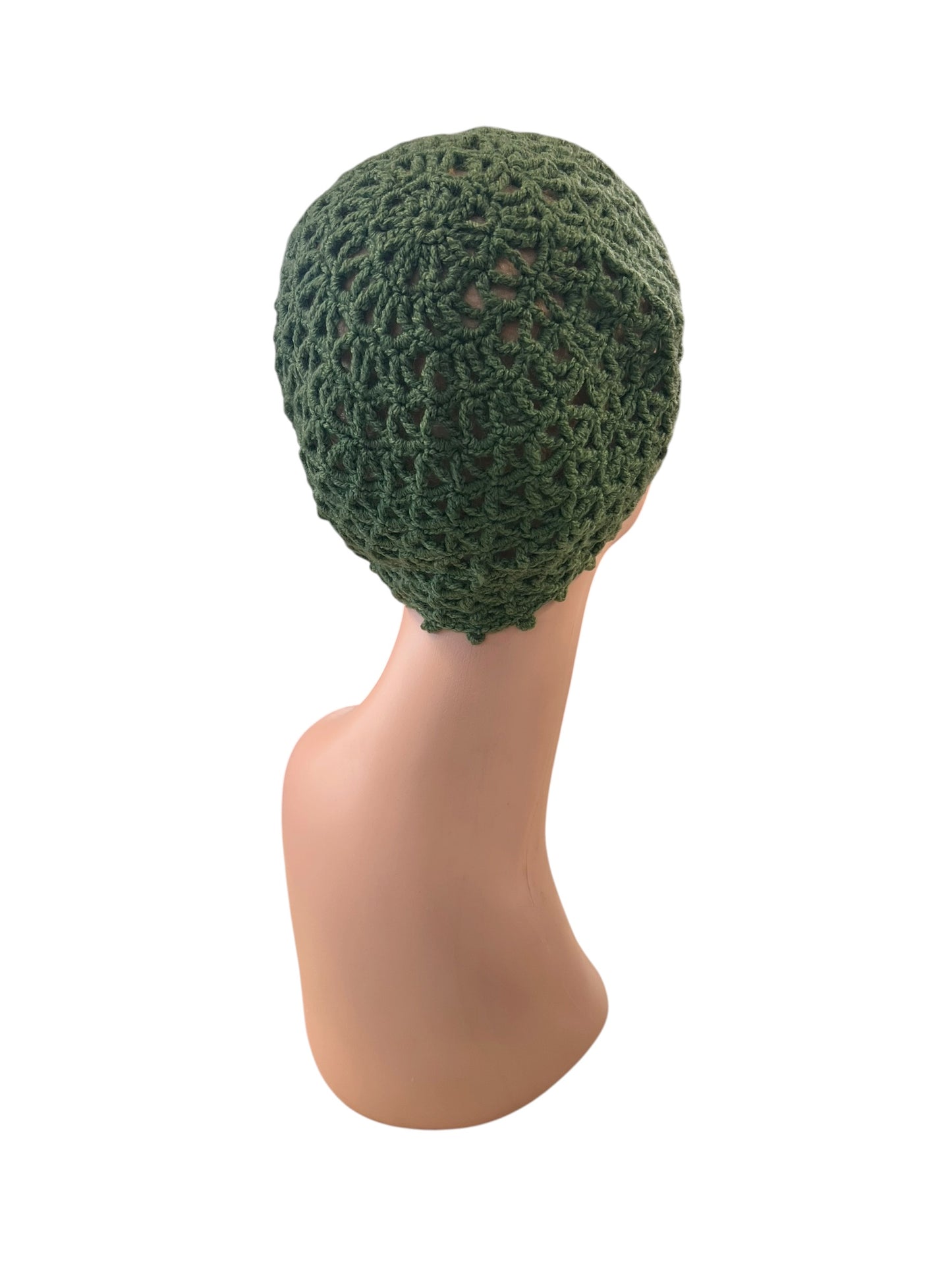 GREEN KNIT SKULL CAP