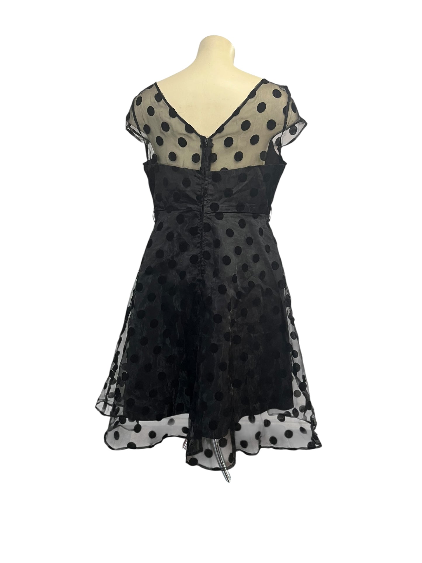 LINDY BOP POLKADOT ORGANZA DRESS | 22