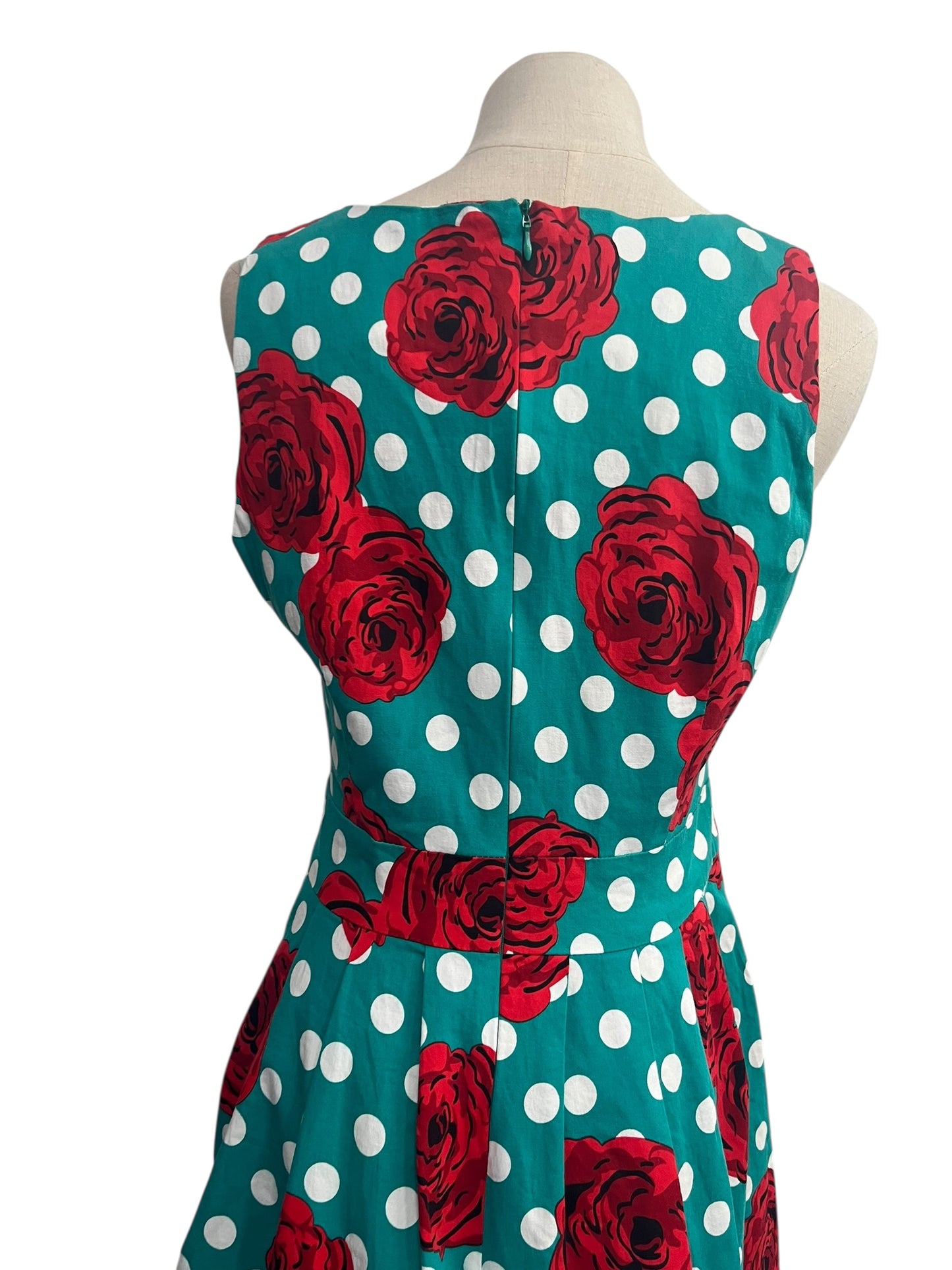 TEAL & ROSE DRESS | 10