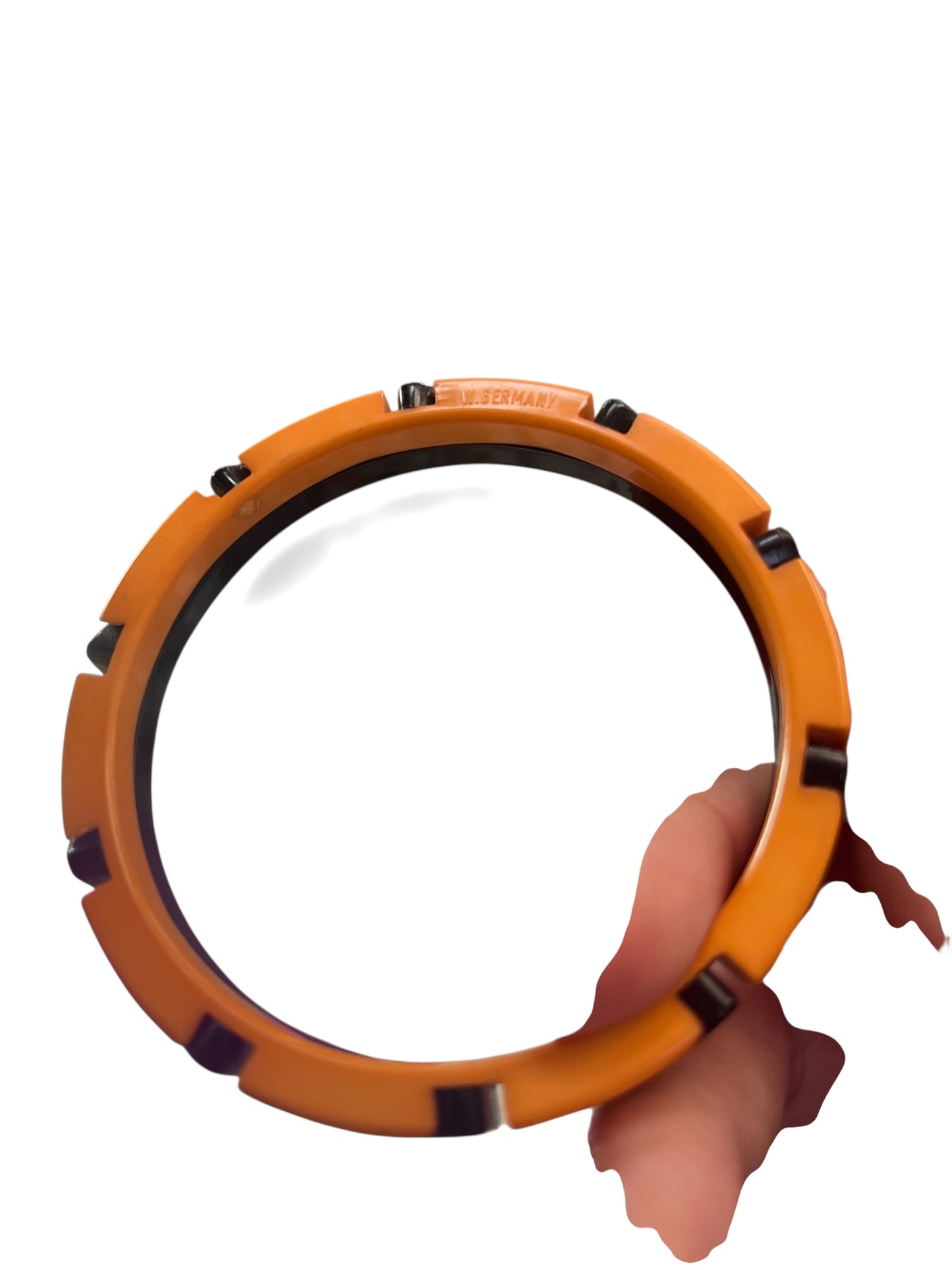ORANGE & GREEN GERMAN BANGLE