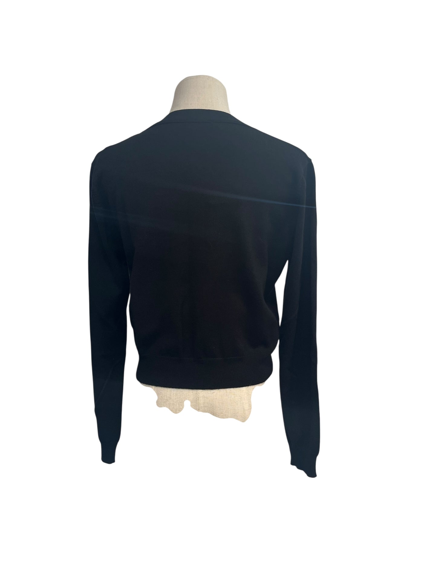 BLACK EMBROIDERED CARDY | 14