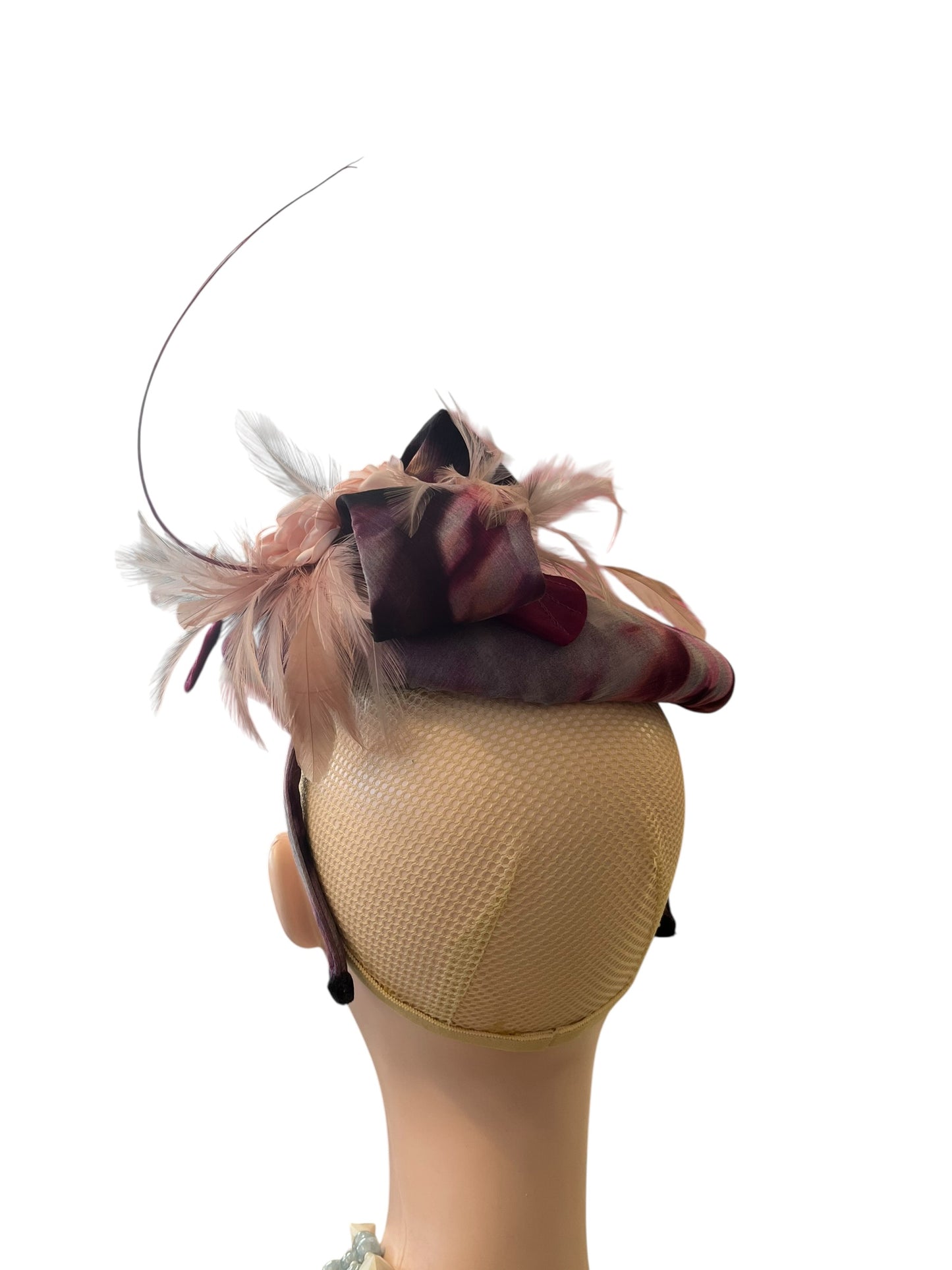 WINTER PLUM FASCINATOR