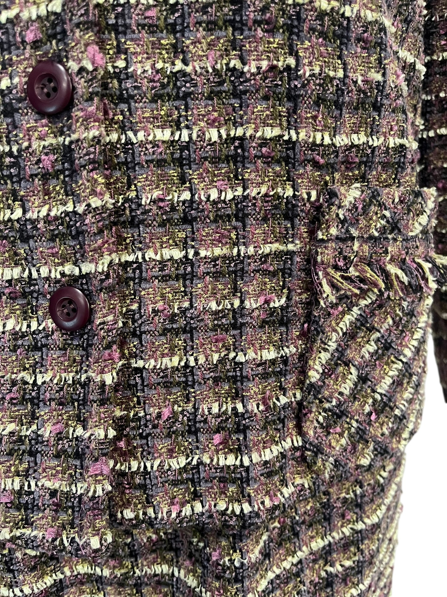 SALLY SMALL TWEED SUIT SZ 16