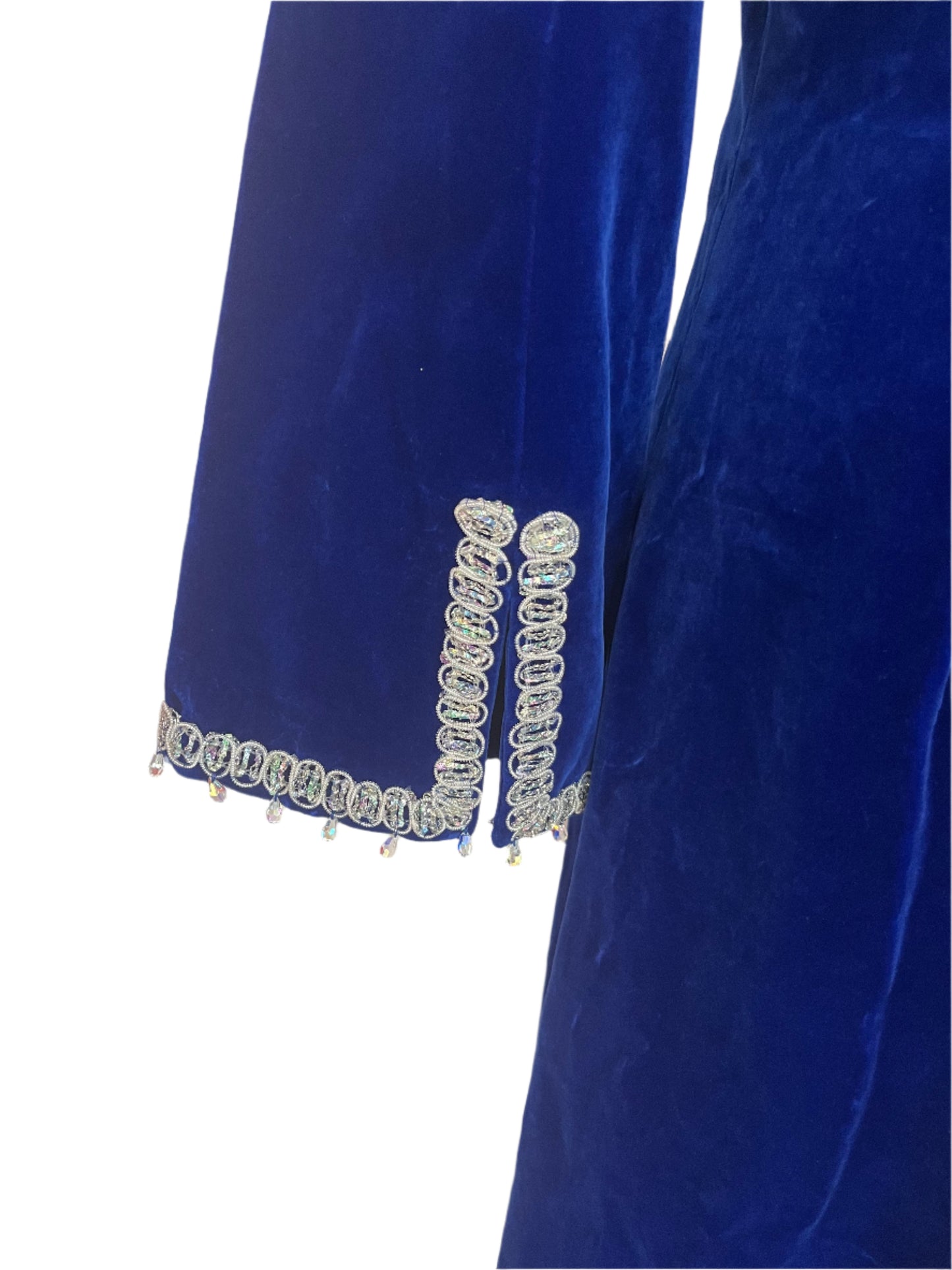 BLUE VELVET DRESS SZ 10