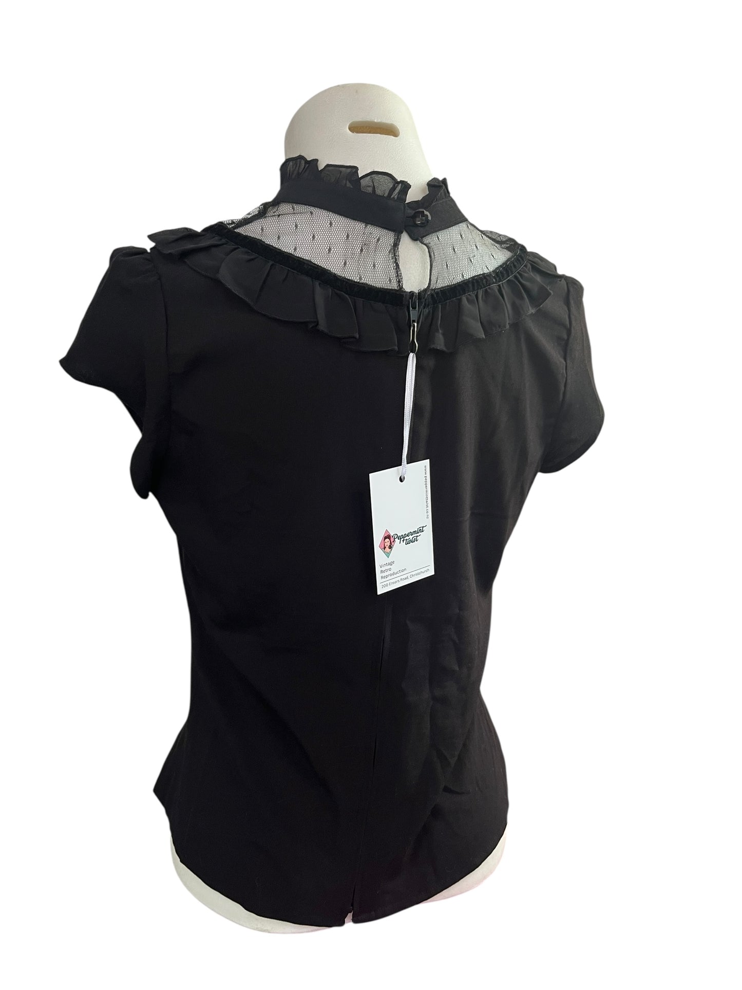 SPIN DOCTOR LACE TOP SZ S