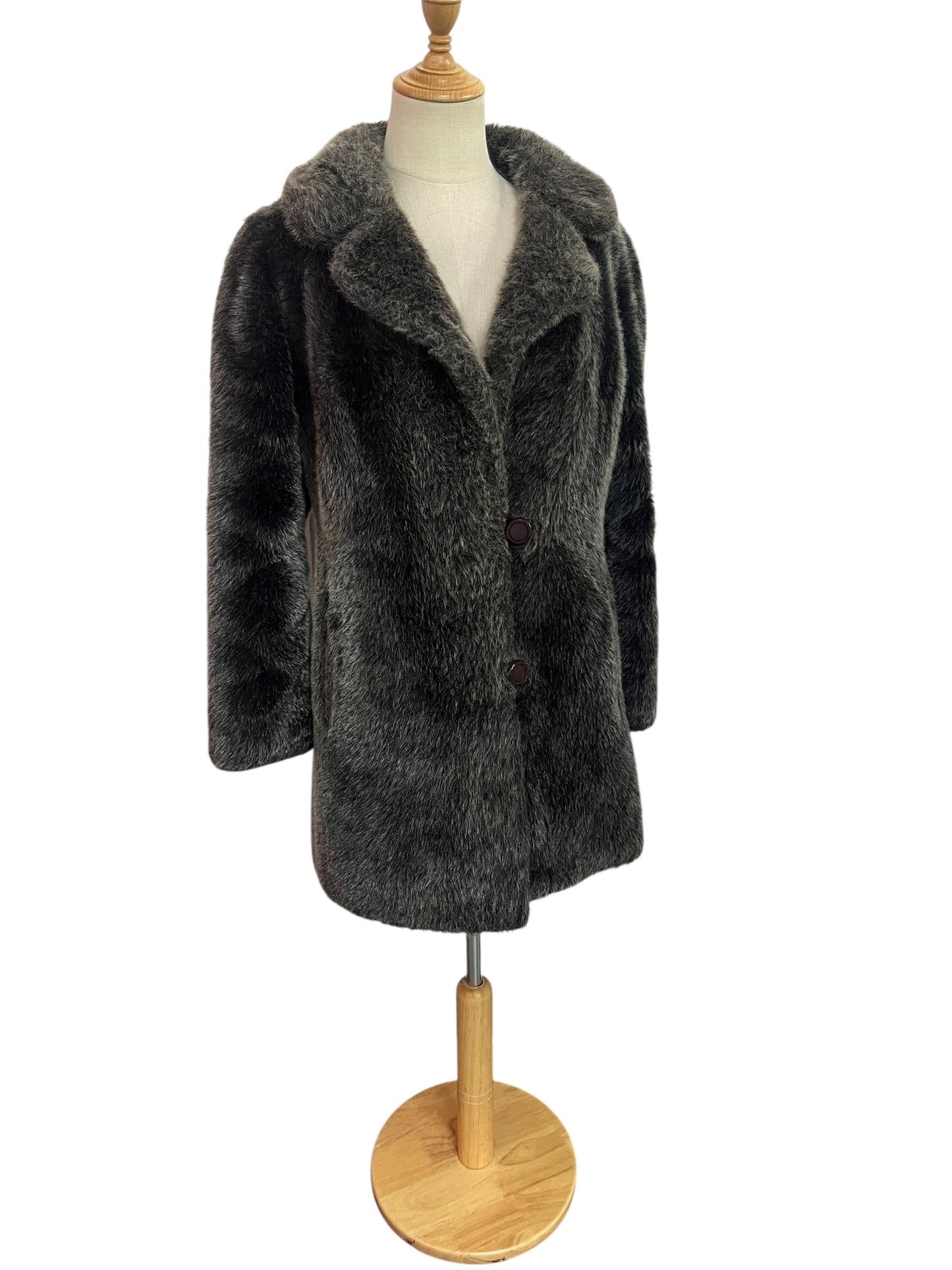 HELENA GREY FAUX FUR JACKET | 12