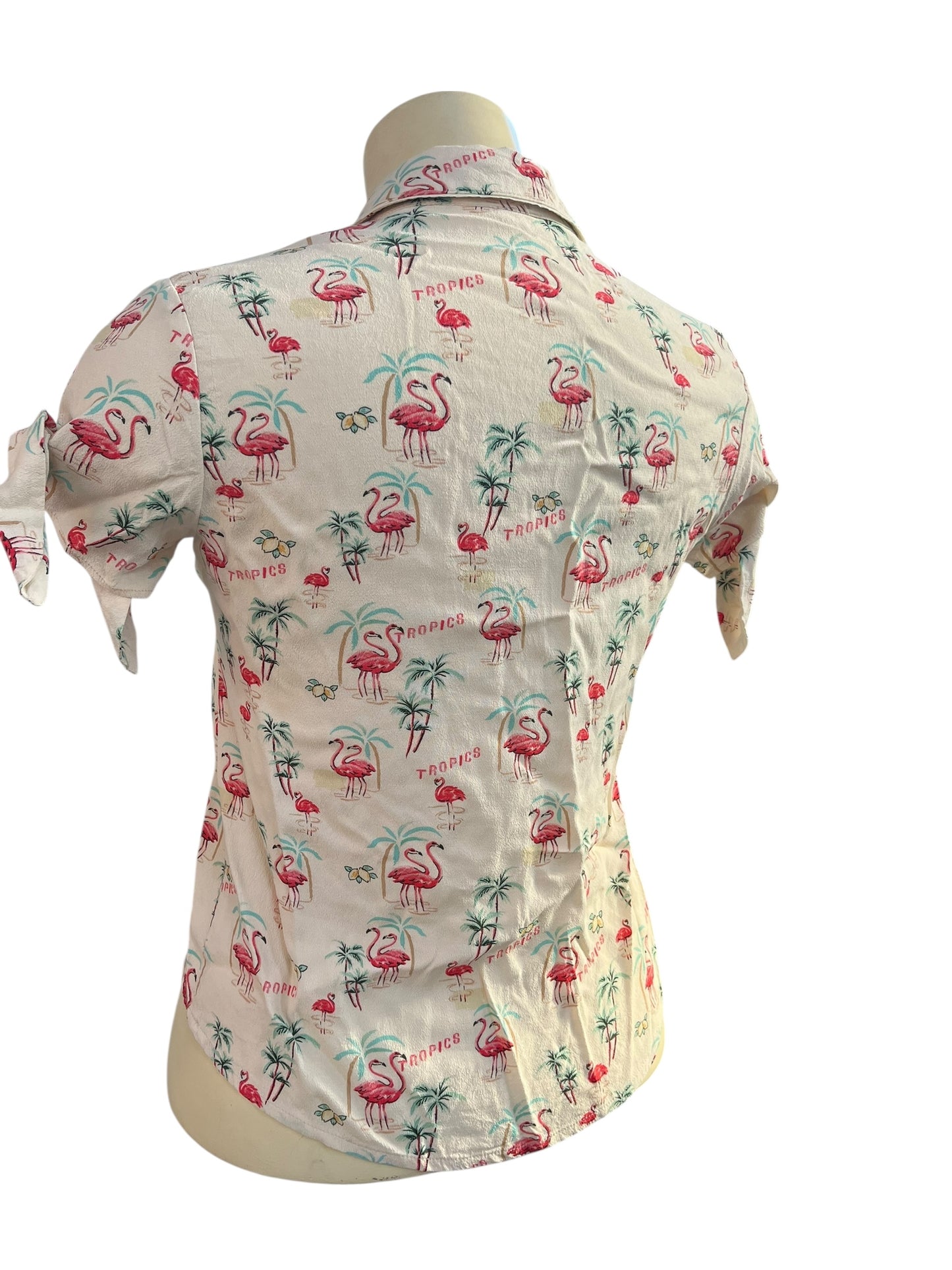 MNG FLAMINGO BLOUSE | S 10-12
