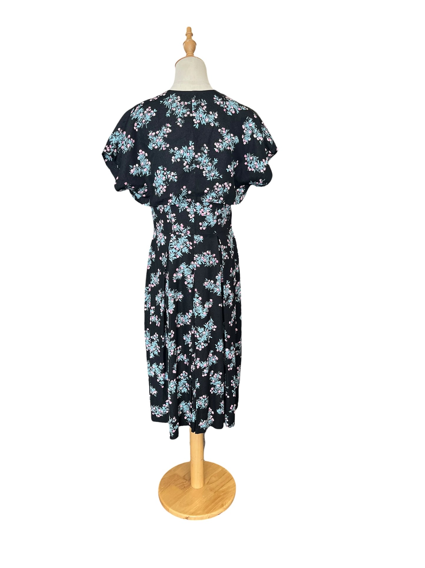 BLUE & PINK VINTAGE DRESS & BOLERO | 10