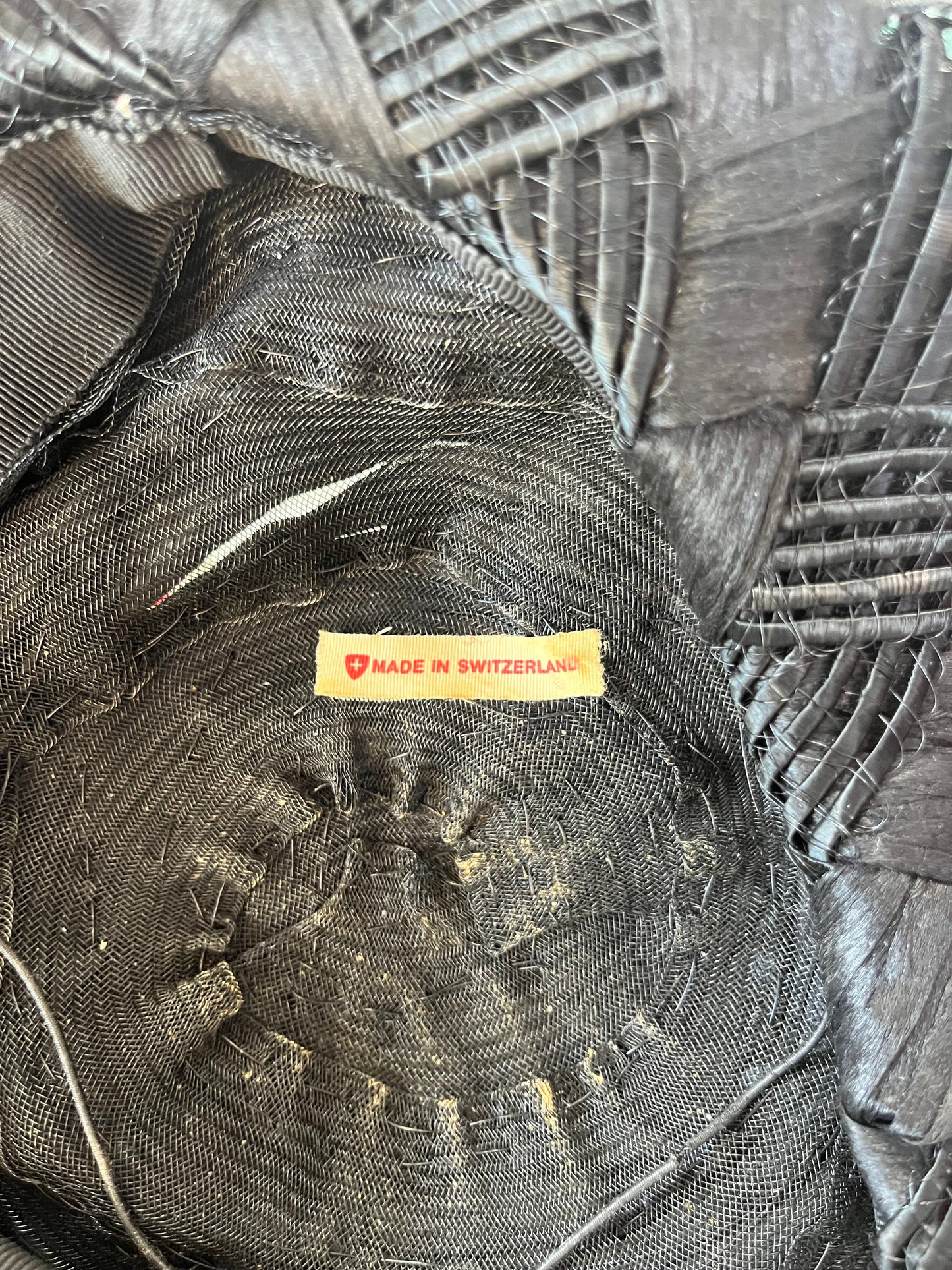 BLACK SWISS HAT