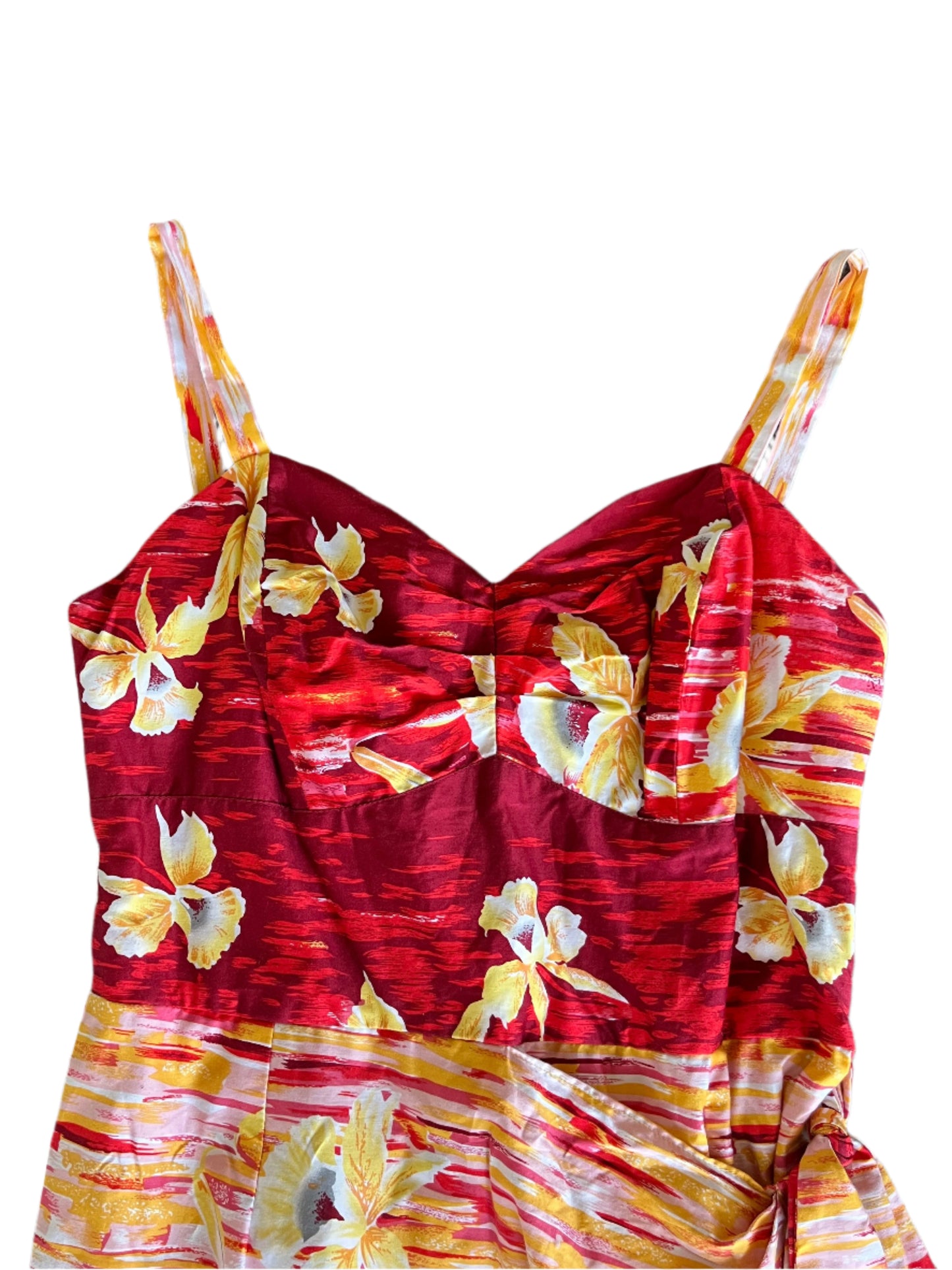 RETROSPECTD HAWAII SARONG DRESS SZ 14