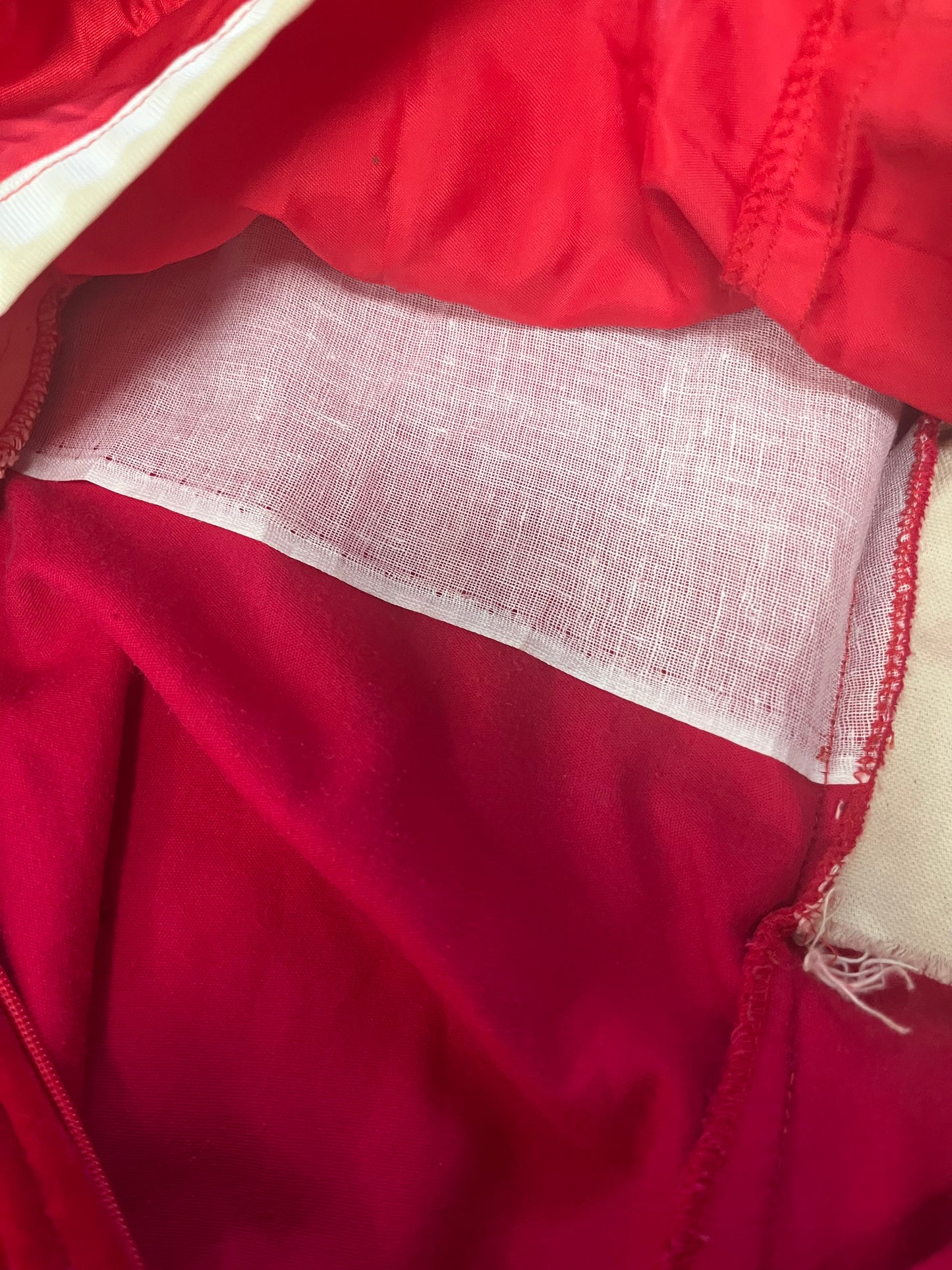 VINTAGE RED VELVET FISHTAIL DRESS SZ 10