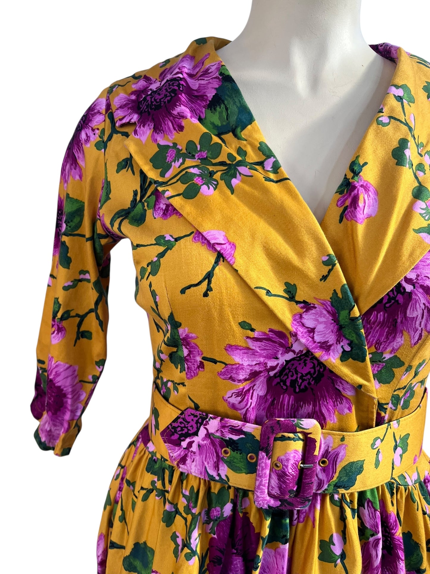 PINUP COUTURE MUSTARD DRESS | XL
