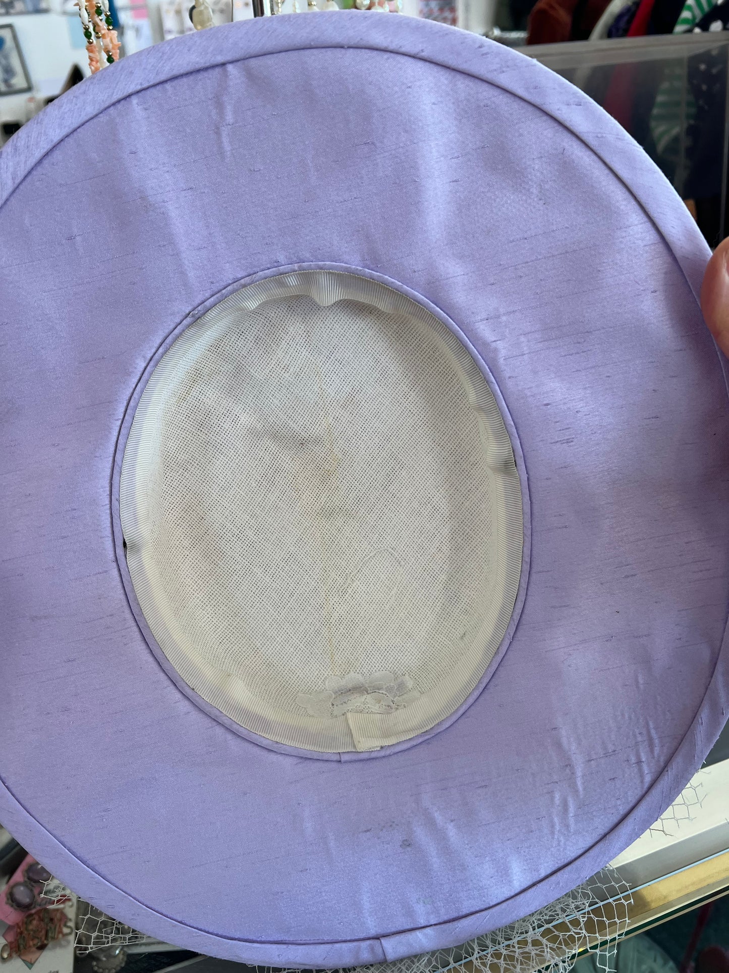 LAVENDER BOW HAT