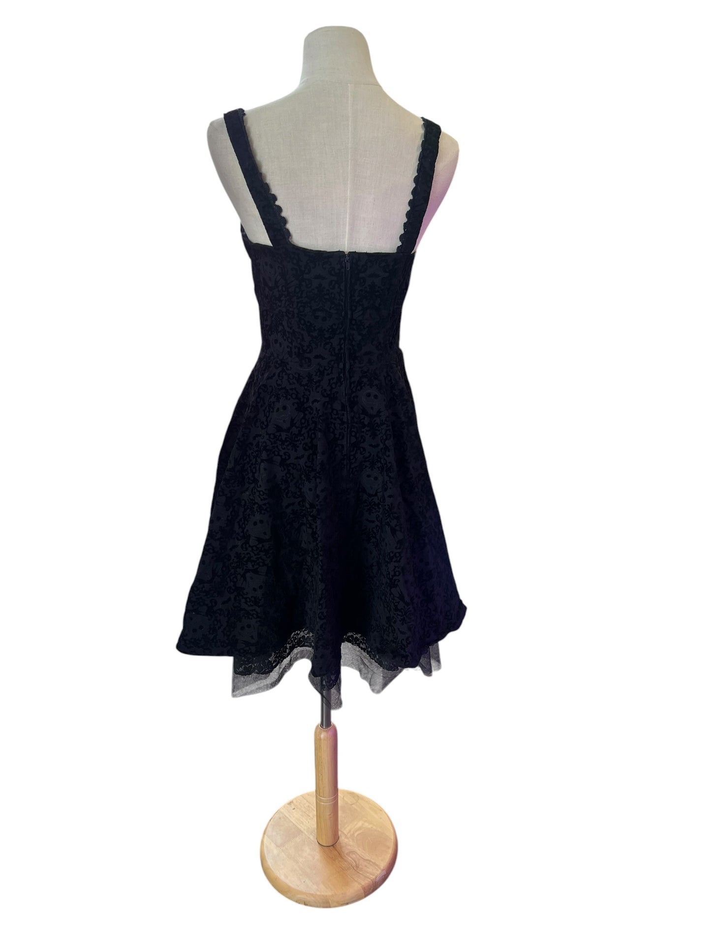 NFC BLACK BROCADE DRESS | L/10