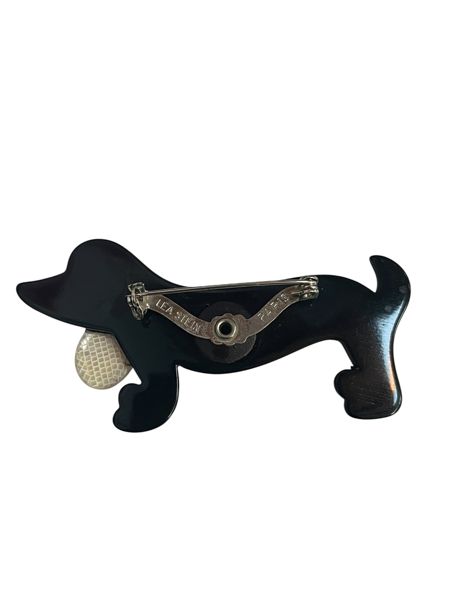 LEA STEIN DOG BROOCH