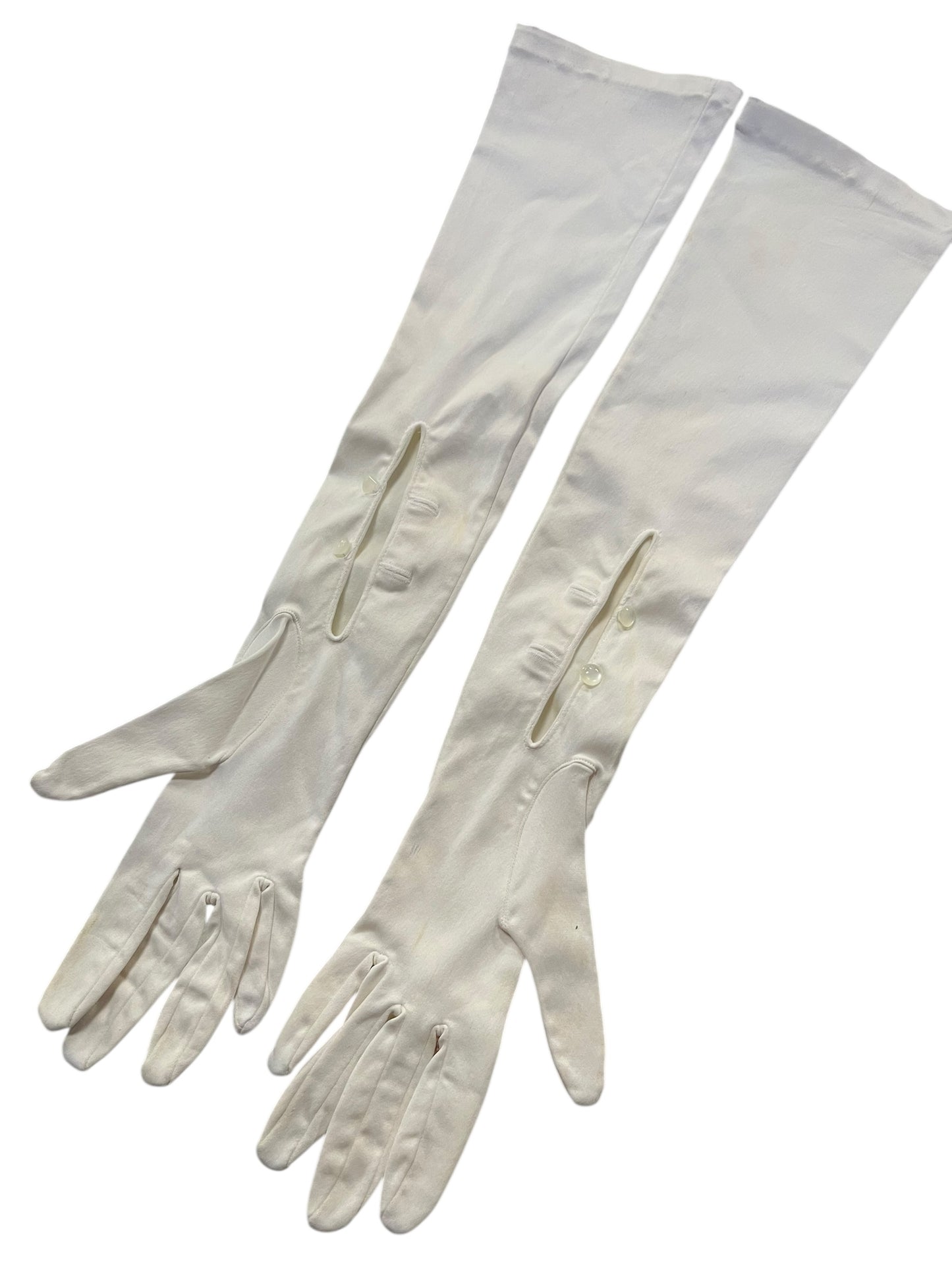 HELENA CREAM LONG GLOVES 7.5