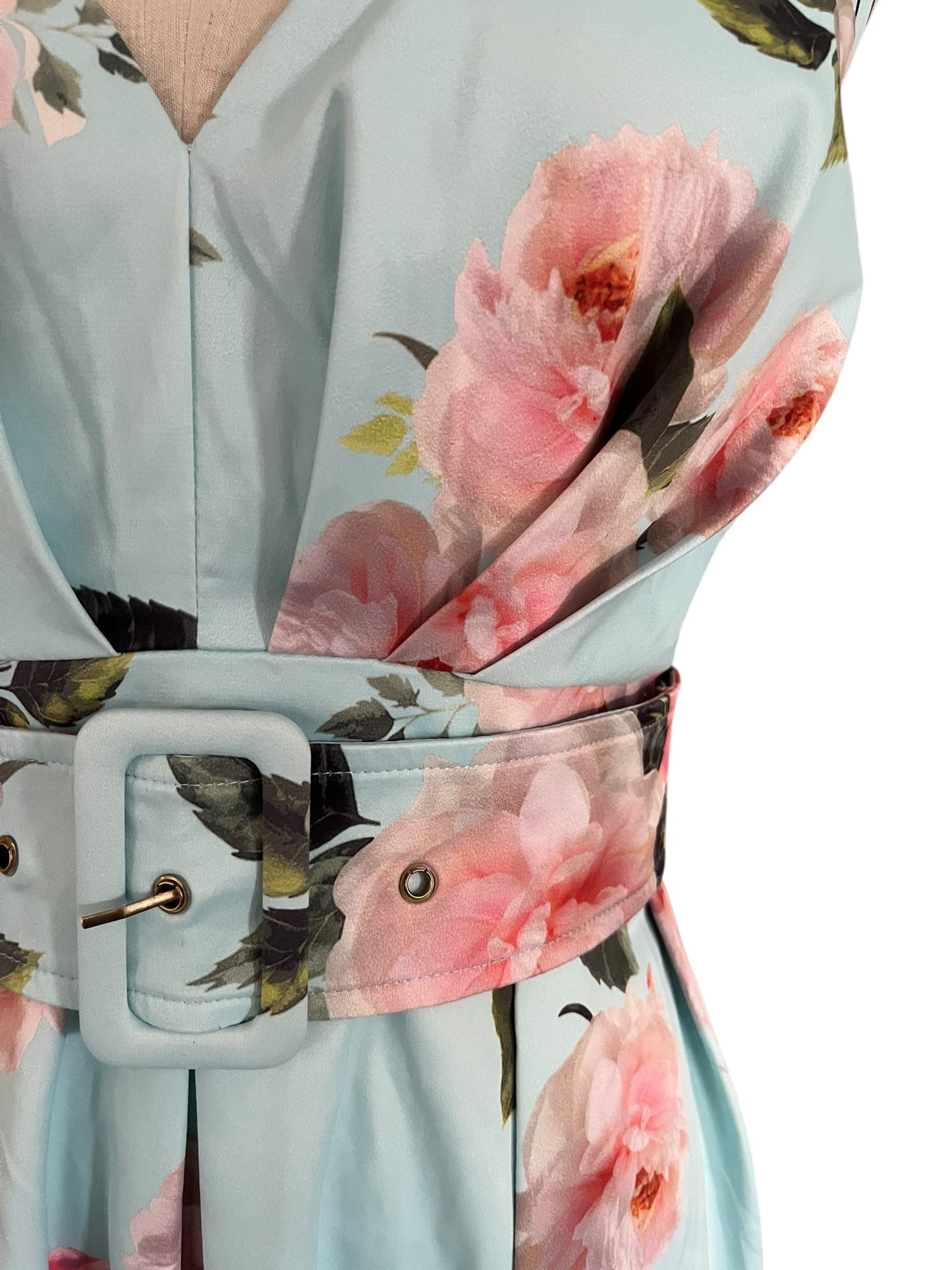 PAGANI SEAFOAM & ROSE DRESS | 14