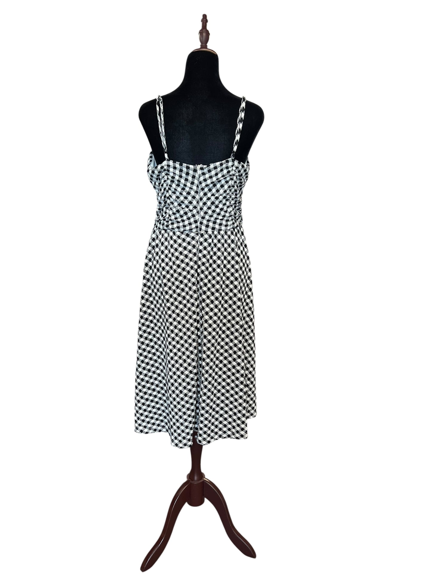 REVIEW B&W CHECK DRESS | 12