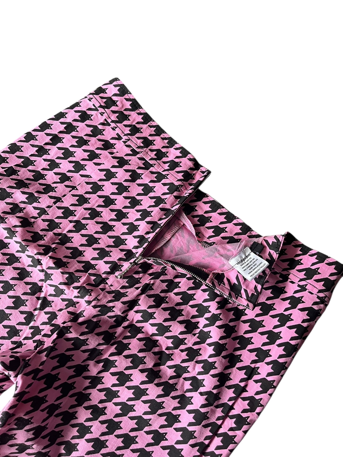 BONSAI KITTEN PINK HOUNDSTOOTH CAPRIS | 16