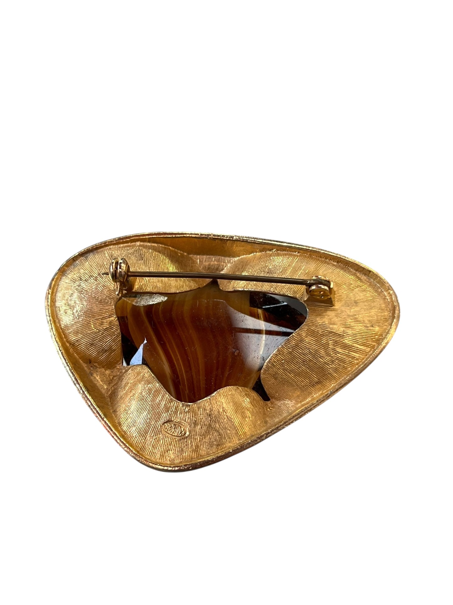 SPHINX AGATE BROOCH
