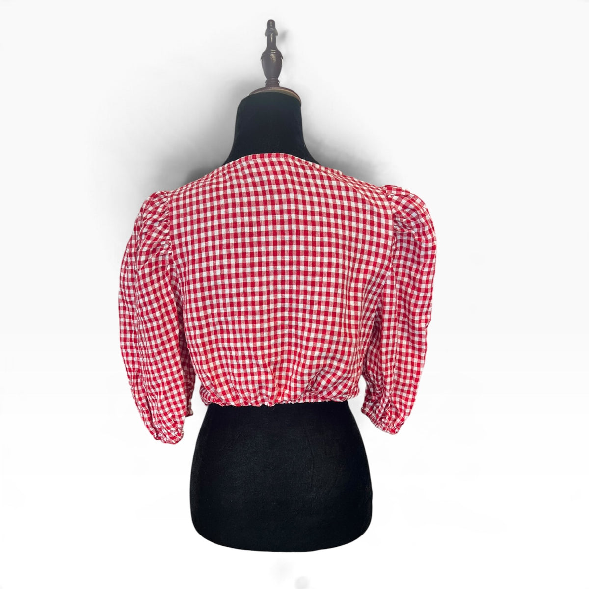 BEACH KNICKERS RED GINGHAM TOP | 8