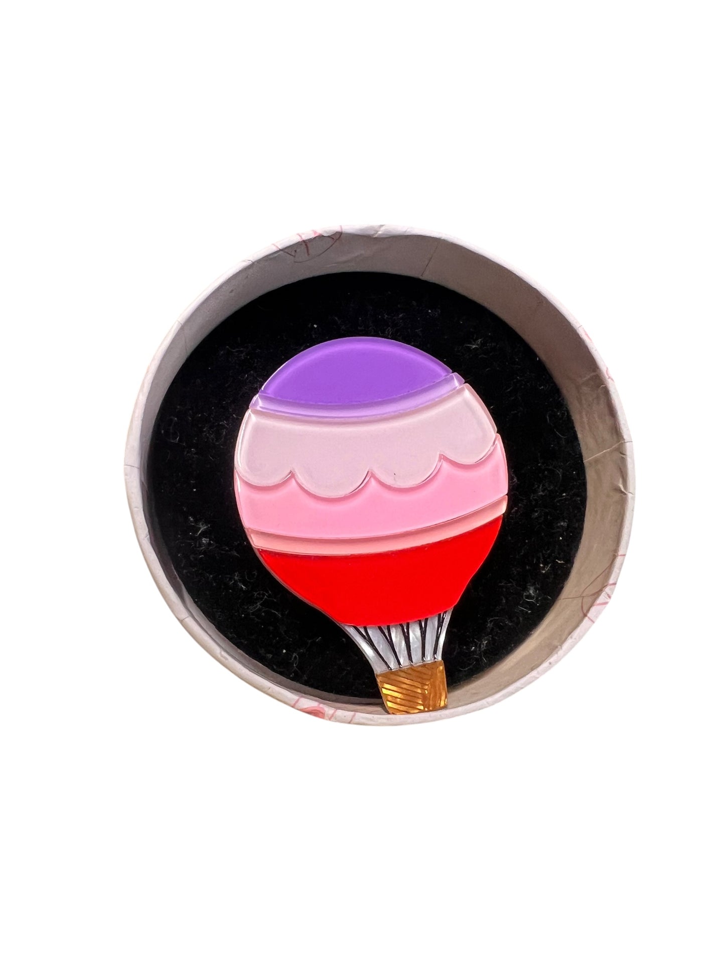 ERSTWILDER - AROUND THE WORLD BROOCH (PINK)
