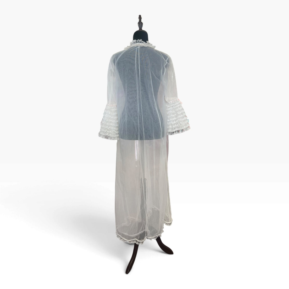 OSTI WHITE BRI NYLON ROBE | 10/12