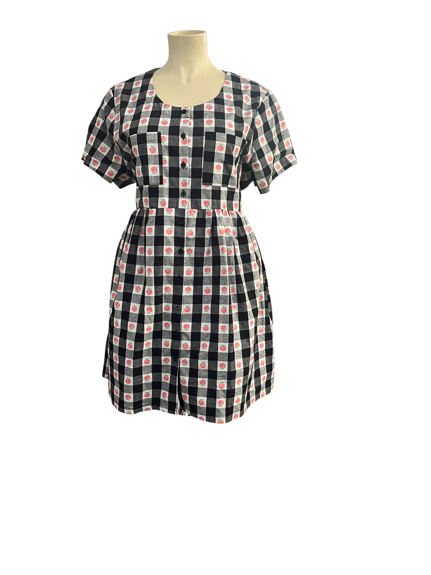 REVIVAL PEACHES GINGHAM DRESS | 20