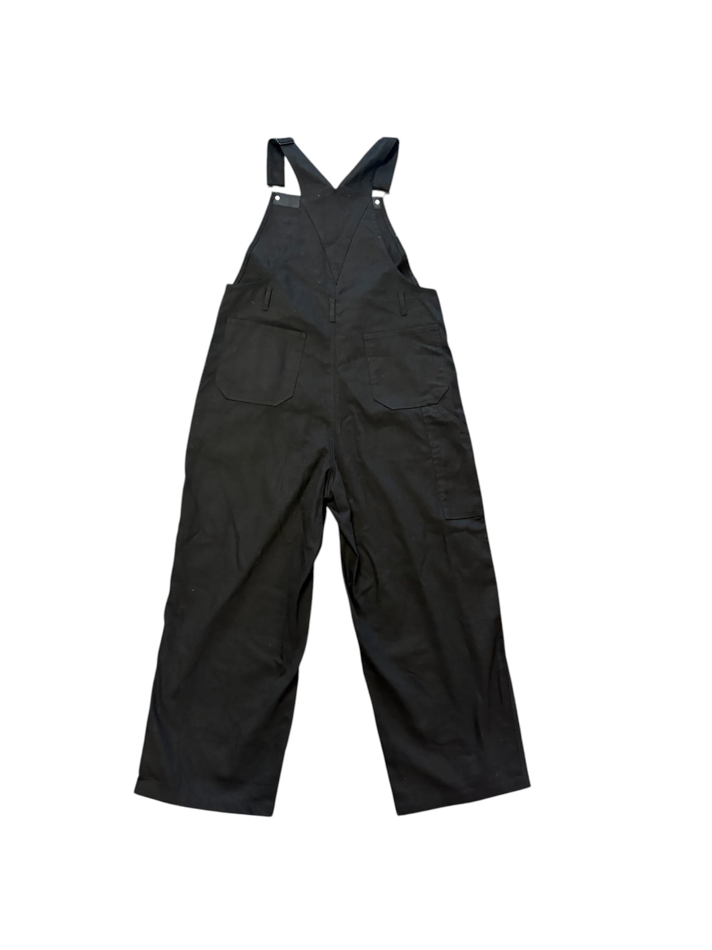 BLACK ANIMAL SKELETON DUNGAREES | 12