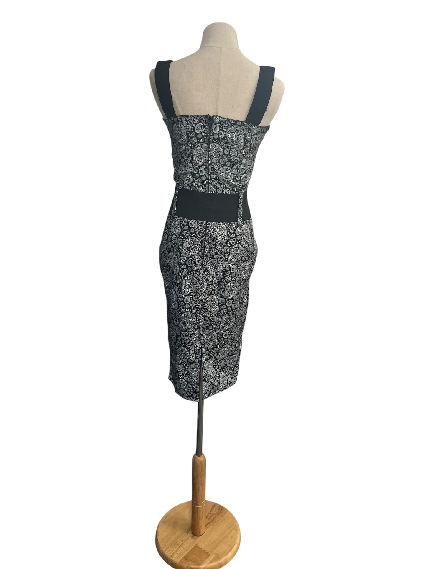SWITCHBLADE STILETTO PAISLEY DRESS | M10
