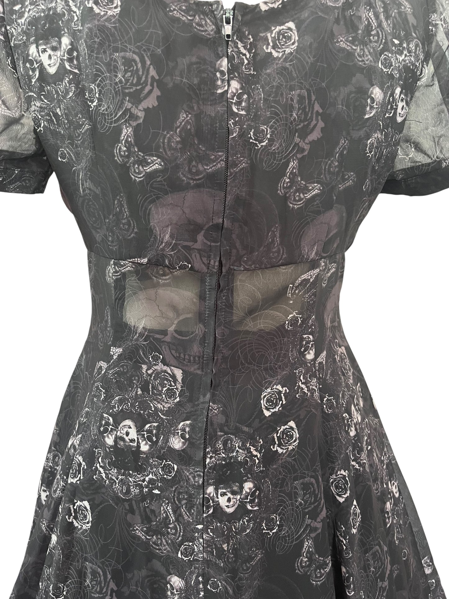 SPIN DOCTOR SKULL & ROSE DRESS | S