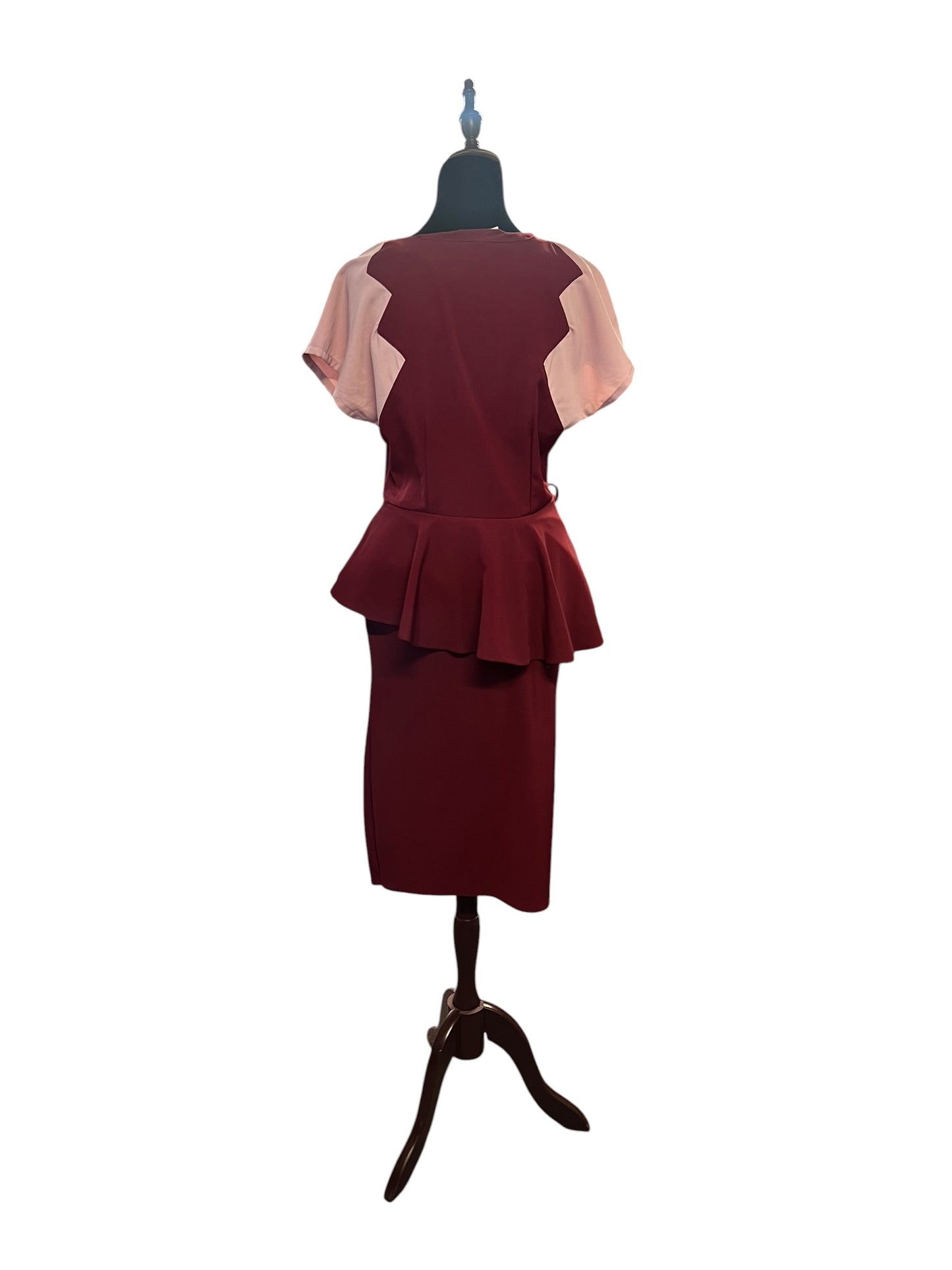 MISS NOUVELLE PEPLUM DRESS | S
