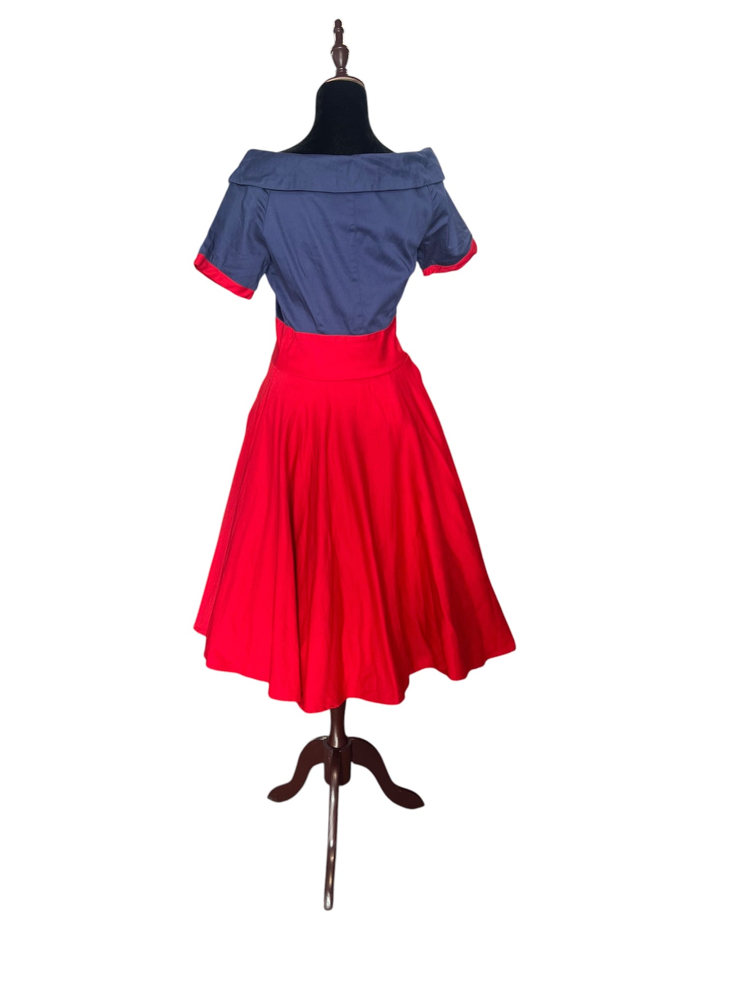 DOLLY & DOTTY BLUE & RED DRESS | 12