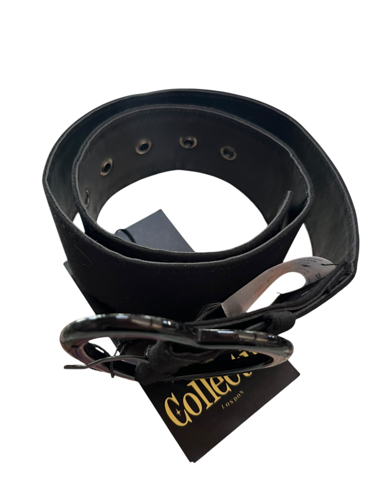 COLLECTIF BLACK HEART BELT SZ 8-10