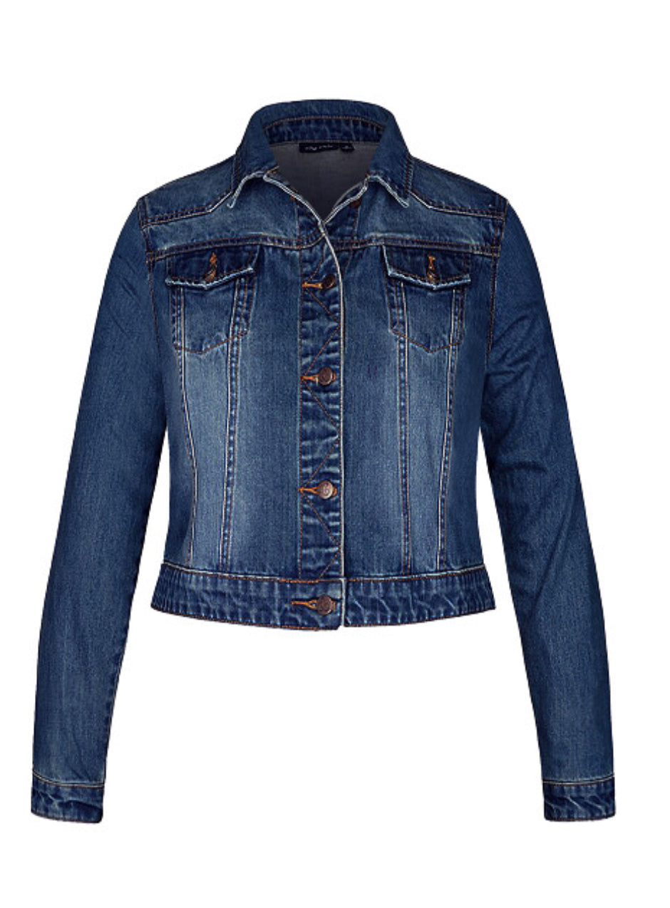 CITY CHIC CROP DENIM JACKET | S/18