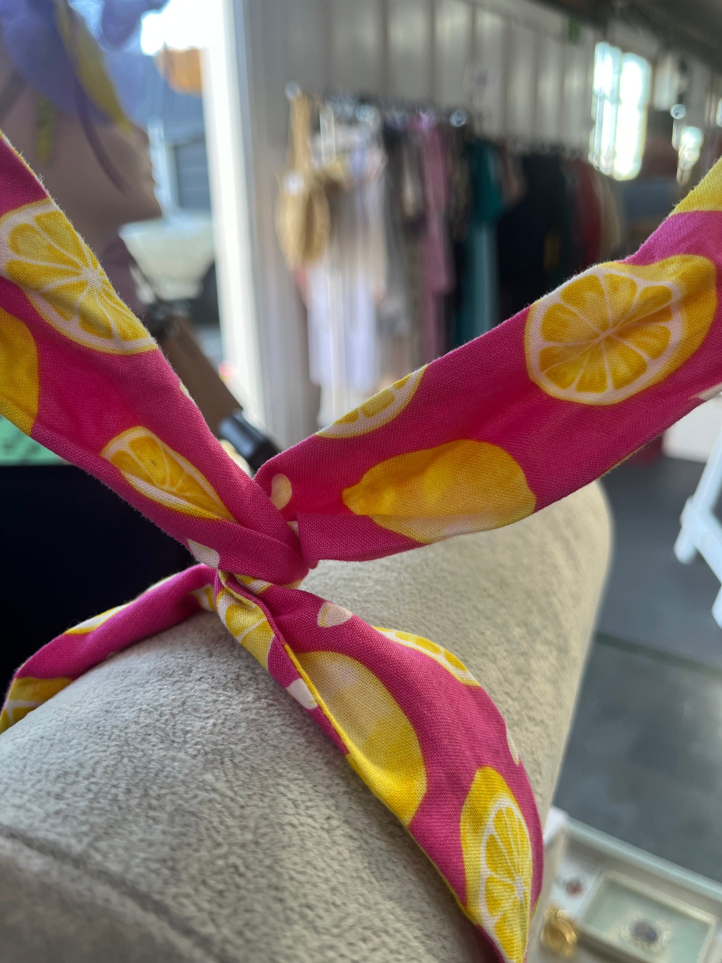 PINK LEMONADE WIRE HAIR BAND