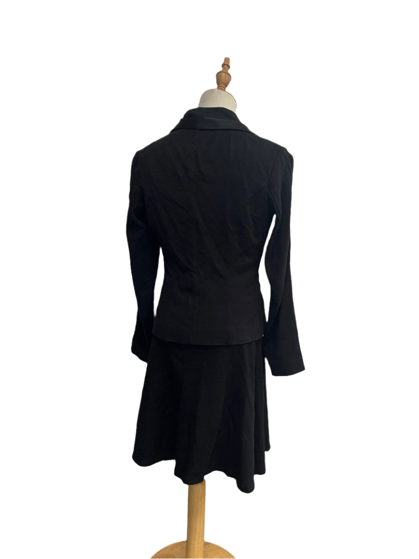 REVEIW BLACK DRESS & JACKET SZ 8
