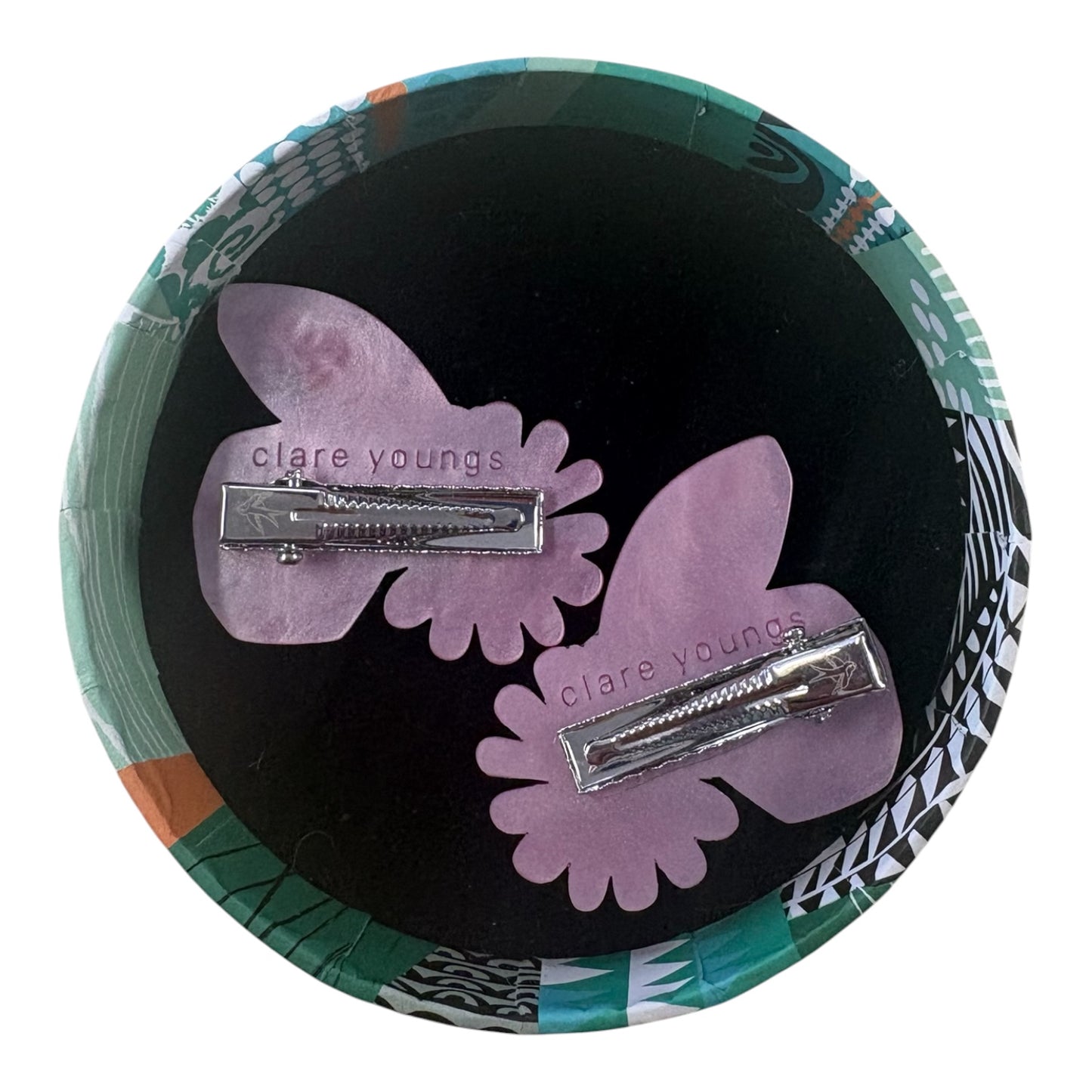 ERSTWILDER A BUTTERFLY NAMED FLUTTER HAIRCLIPS
