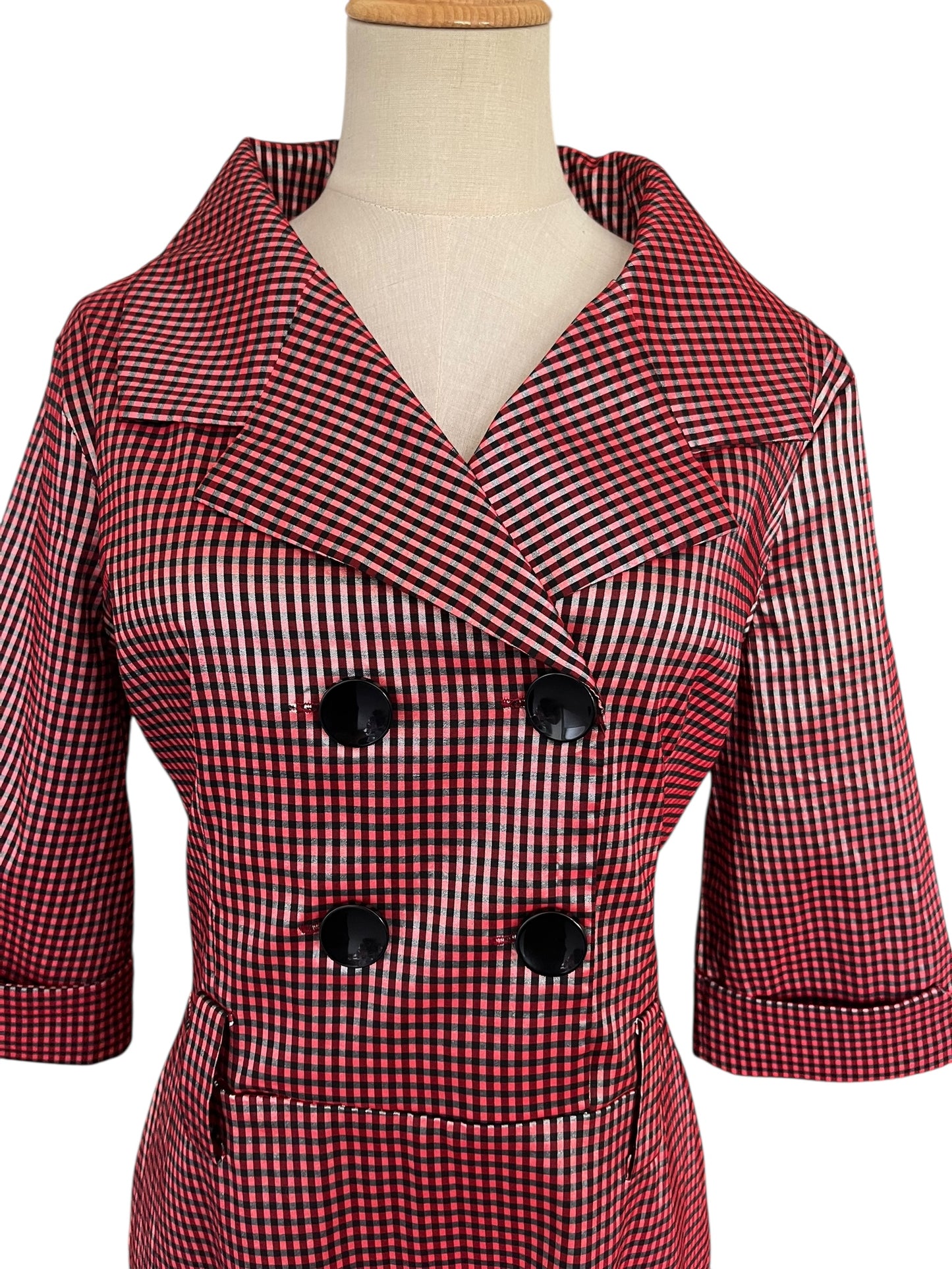 BETTIE PAGE GINGHAM DRESS | XXL