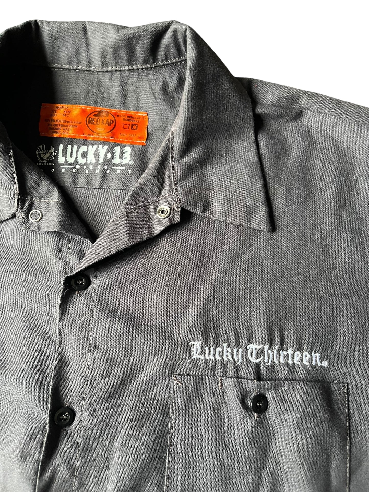LUCKY 13 GREY SHIRT | XL