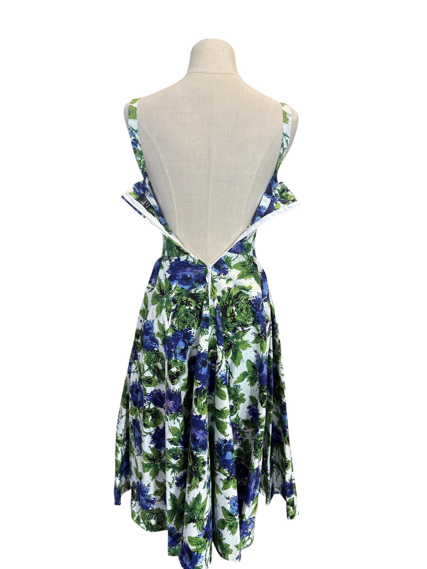 RETROSPECTD BLUE ROSE DRESS | 4