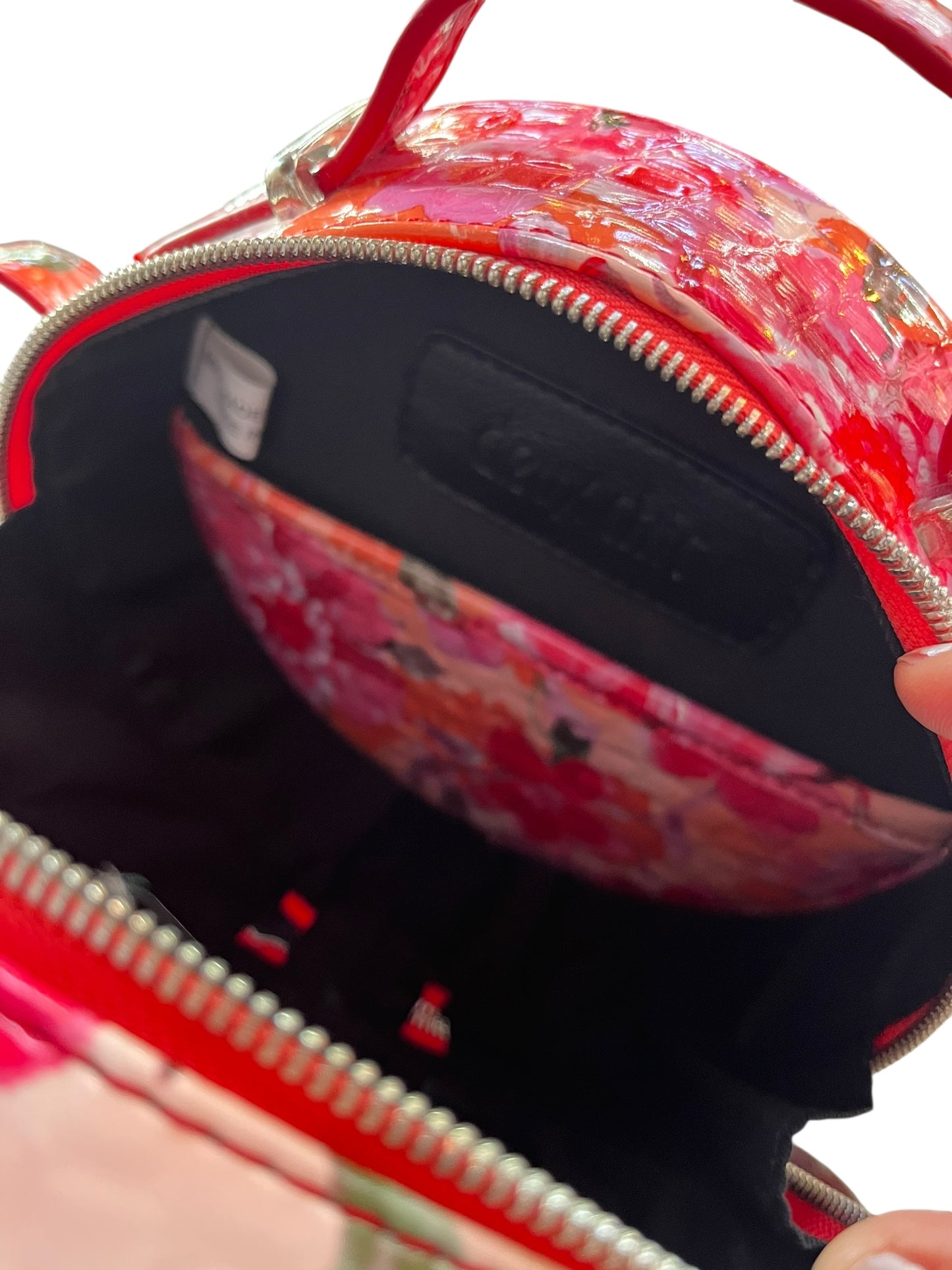 DEUX CHIC ROUND FLORAL BAG