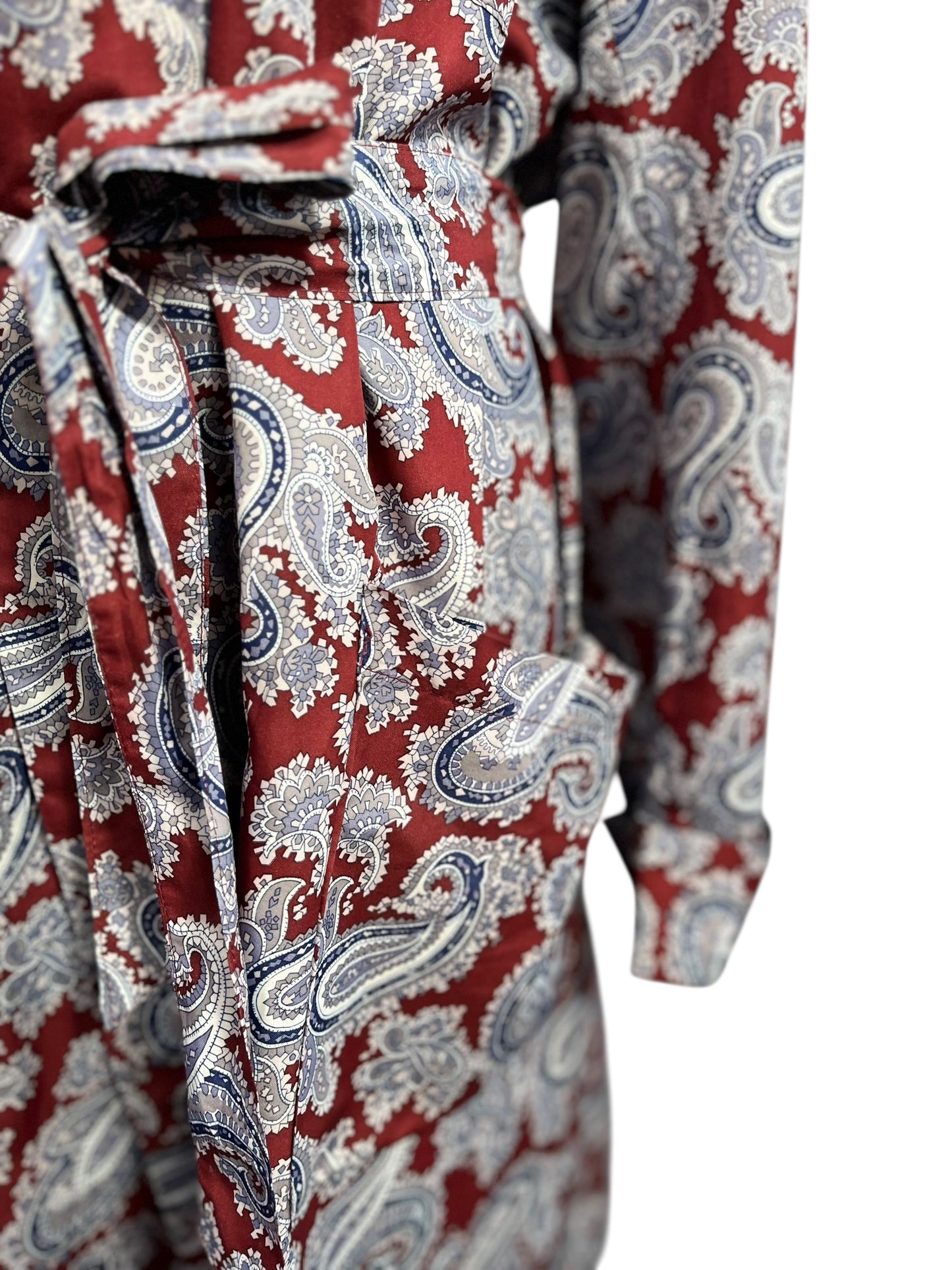 ESKAY PAISLEY ROBE M/L