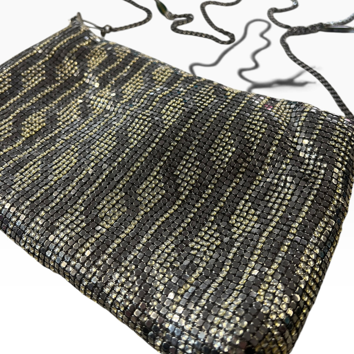 ESQUIRE FOLD & SILVER SHOULDERBAG