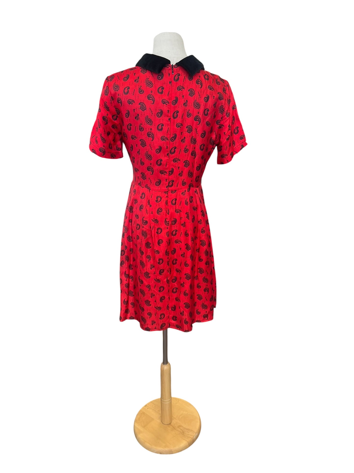 SGC RED AMOEBA DRESS | 8