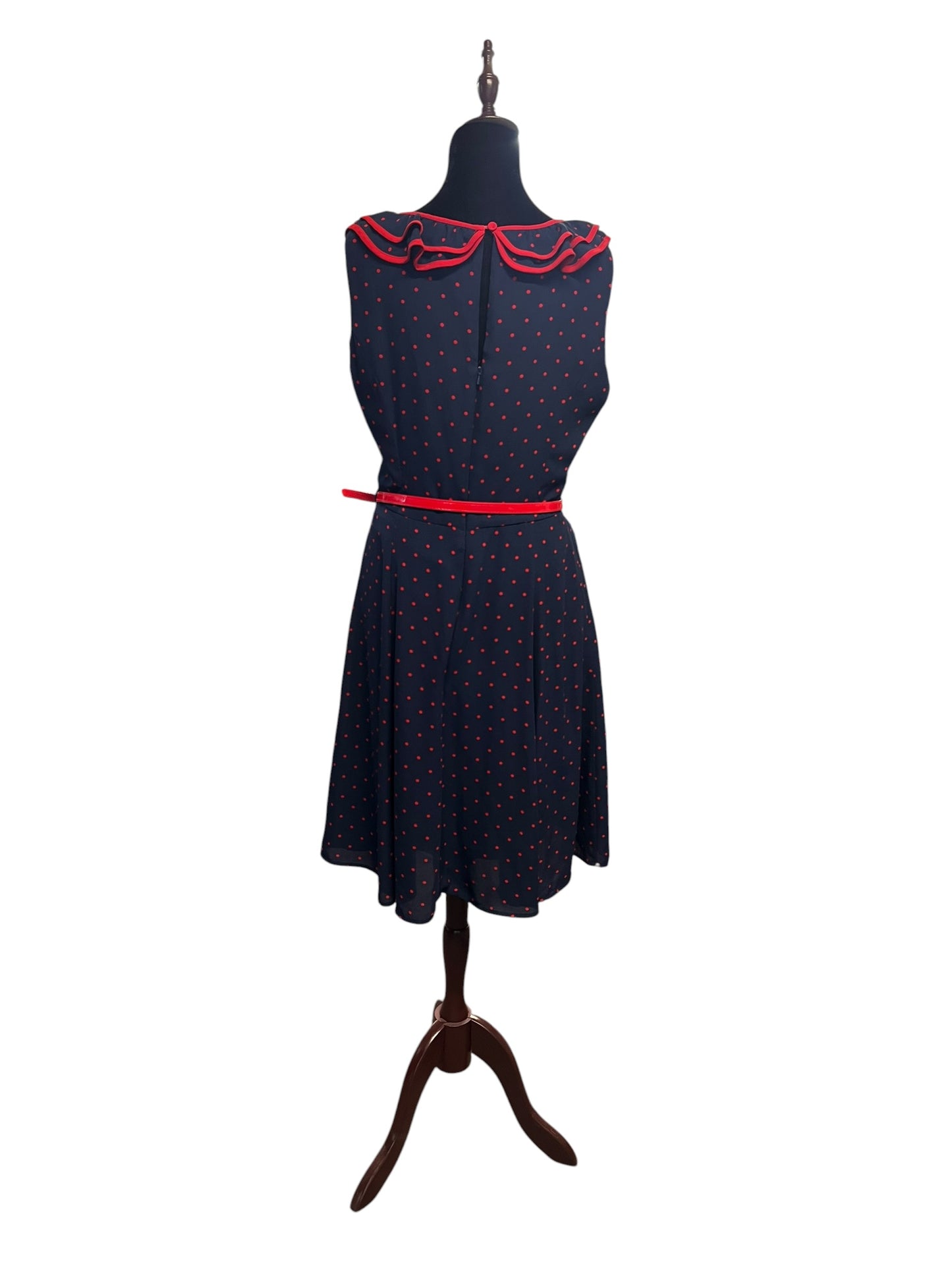 REVIEW RED POLKADOT DRESS | 12